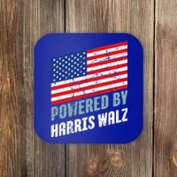 Usa Powered By Harris Walz Flag Of United States Of America Gift Coaster