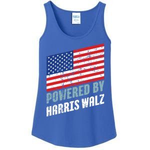 Usa Powered By Harris Walz Flag Of United States Of America Gift Ladies Essential Tank