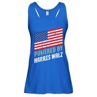 Usa Powered By Harris Walz Flag Of United States Of America Gift Ladies Essential Flowy Tank