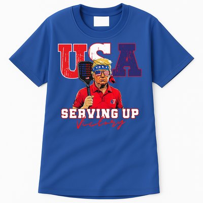 Usa Pickleball Champ Patriotic Trump & Pickleball Tall T-Shirt