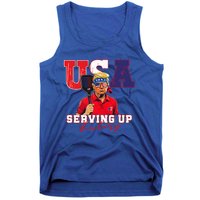 Usa Pickleball Champ Patriotic Trump & Pickleball Tank Top