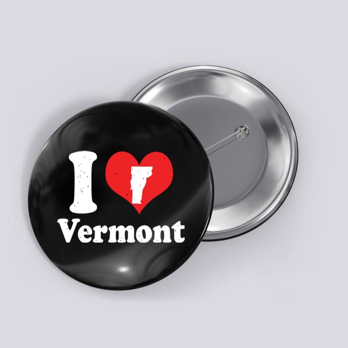 Us Proud Citizen America Love State I Heart Vermont Button