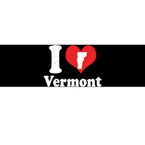 Us Proud Citizen America Love State I Heart Vermont Bumper Sticker