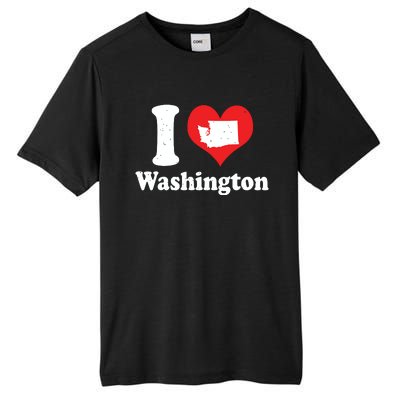 Us Proud Citizen America Love State I Heart Washington Tall Fusion ChromaSoft Performance T-Shirt