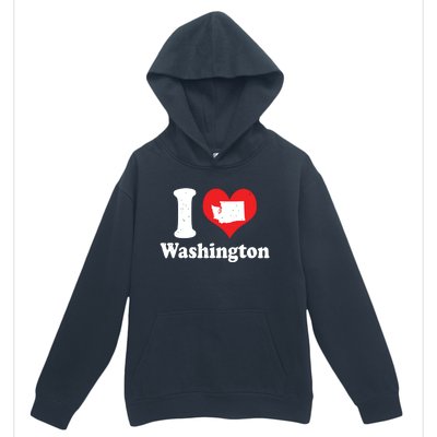 Us Proud Citizen America Love State I Heart Washington Urban Pullover Hoodie