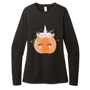 Unicorn Pumpkin Costume Halloween Gift Girls Great Gift Womens CVC Long Sleeve Shirt