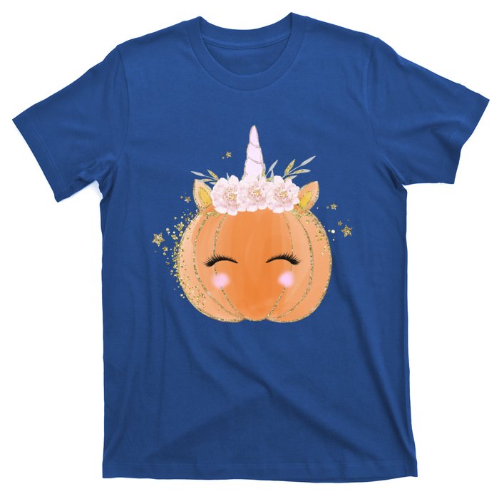 Unicorn Pumpkin Costume Halloween Gift Girls Great Gift T-Shirt