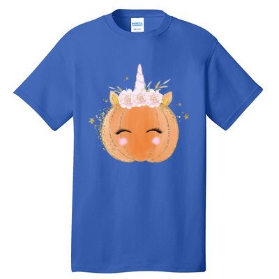 Unicorn Pumpkin Costume Halloween Gift Girls Great Gift Tall T-Shirt