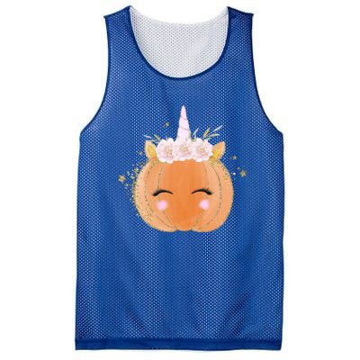 Unicorn Pumpkin Costume Halloween Gift Girls Great Gift Mesh Reversible Basketball Jersey Tank