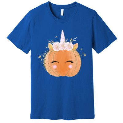 Unicorn Pumpkin Costume Halloween Gift Girls Great Gift Premium T-Shirt