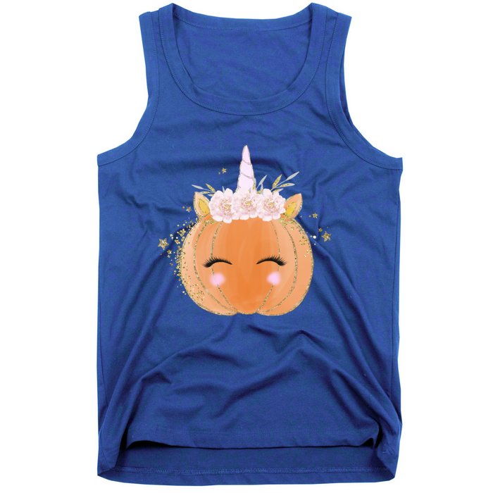 Unicorn Pumpkin Costume Halloween Gift Girls Great Gift Tank Top