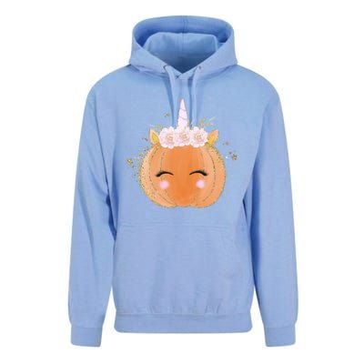 Unicorn Pumpkin Costume Halloween Gift Girls Great Gift Unisex Surf Hoodie