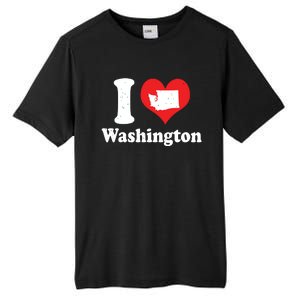 Us Proud Citizen America Love State I Heart Washington Tall Fusion ChromaSoft Performance T-Shirt