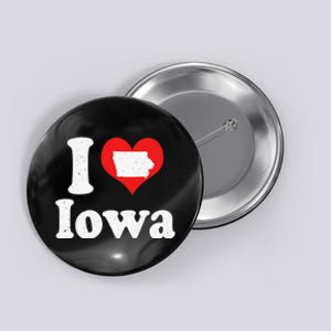 US Proud Citizen America Love State I Heart Iowa Button