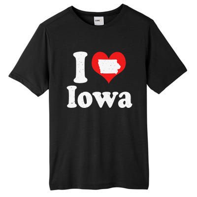 US Proud Citizen America Love State I Heart Iowa Tall Fusion ChromaSoft Performance T-Shirt