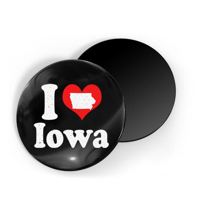 US Proud Citizen America Love State I Heart Iowa Magnet