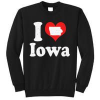 US Proud Citizen America Love State I Heart Iowa Tall Sweatshirt