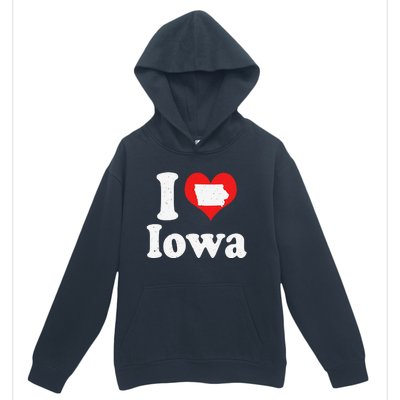 US Proud Citizen America Love State I Heart Iowa Urban Pullover Hoodie