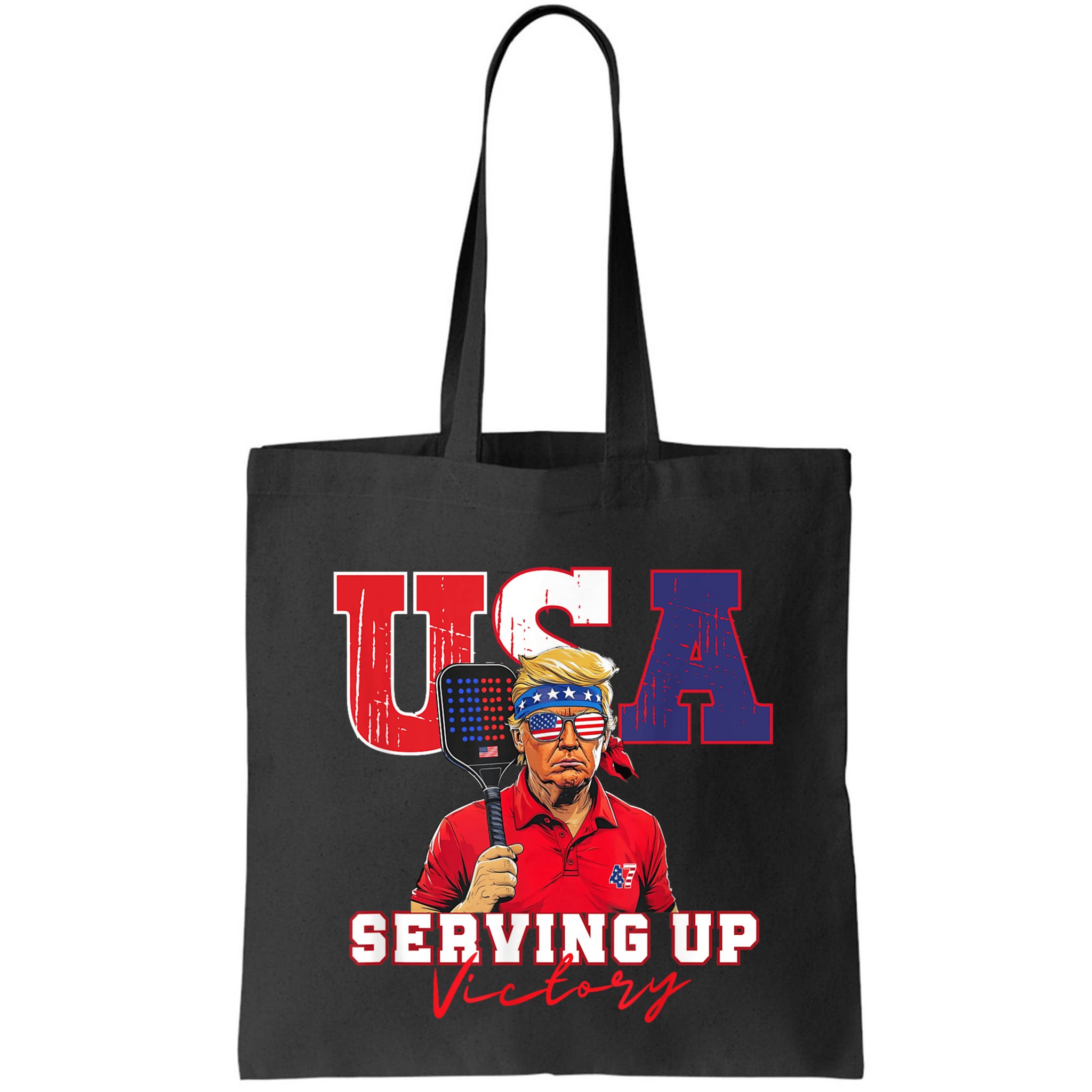 Usa Pickleball Champ Patriotic Trump & Pickleball Bag