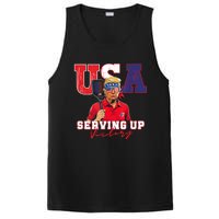 Usa Pickleball Champ Patriotic Trump & Pickleball PosiCharge Competitor Tank