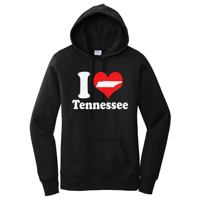 US Proud Citizen America Love State I Heart Tennessee Women's Pullover Hoodie