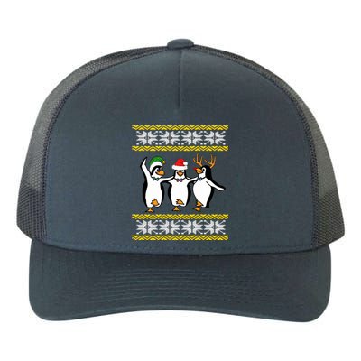 Ugly Penguin Christmas Squad Dancing Waddling Xmas Funny Gift Yupoong Adult 5-Panel Trucker Hat