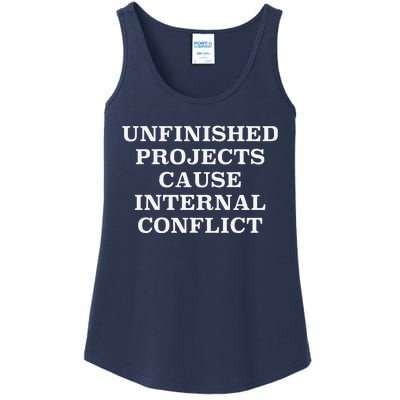 Unfinished Project Cause Internal Conflict Ladies Essential Tank