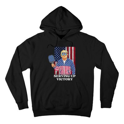 Usa Pickleball Champ Patriotic Trump Political & Pickleball Hoodie