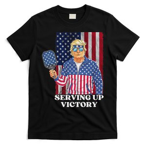 Usa Pickleball Champ Patriotic Trump Political & Pickleball T-Shirt