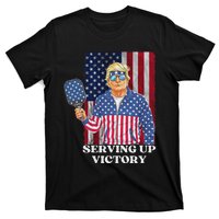 Usa Pickleball Champ Patriotic Trump Political & Pickleball T-Shirt