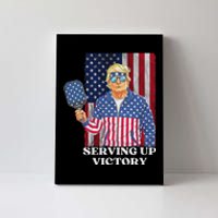 Usa Pickleball Champ Patriotic Trump Political & Pickleball Canvas