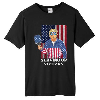 Usa Pickleball Champ Patriotic Trump Political & Pickleball Tall Fusion ChromaSoft Performance T-Shirt