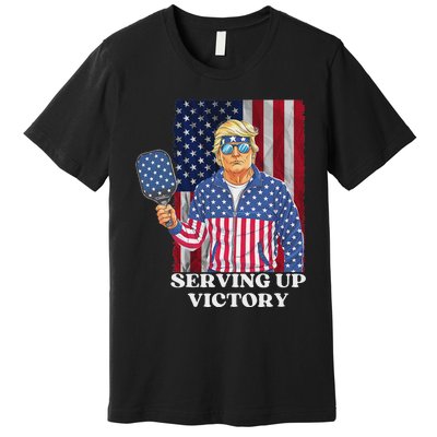 Usa Pickleball Champ Patriotic Trump Political & Pickleball Premium T-Shirt