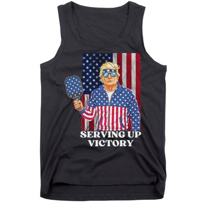 Usa Pickleball Champ Patriotic Trump Political & Pickleball Tank Top