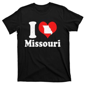 US Proud Citizen America Love State I Heart Missouri T-Shirt