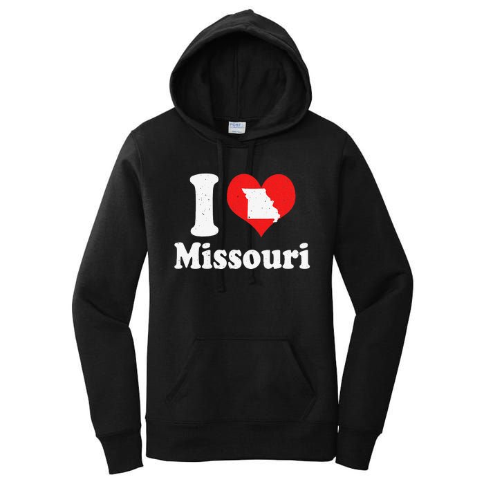 US Proud Citizen America Love State I Heart Missouri Women's Pullover Hoodie