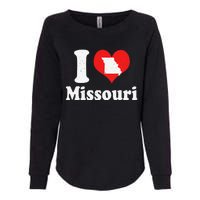 US Proud Citizen America Love State I Heart Missouri Womens California Wash Sweatshirt