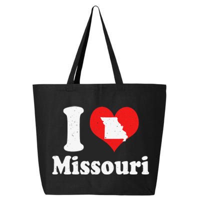 US Proud Citizen America Love State I Heart Missouri 25L Jumbo Tote