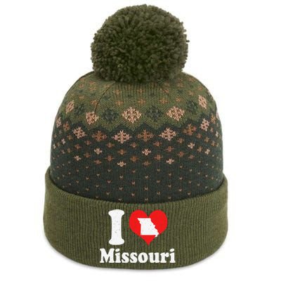 US Proud Citizen America Love State I Heart Missouri The Baniff Cuffed Pom Beanie