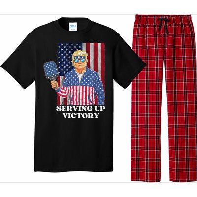 Usa Pickleball Champ Patriotic Trump Pajama Set