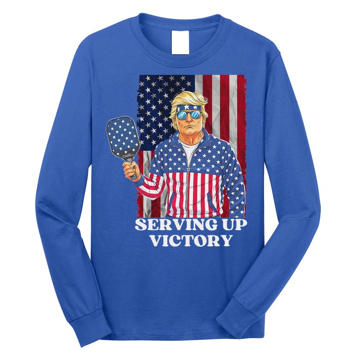 Usa Pickleball Champ Patriotic Trump Long Sleeve Shirt