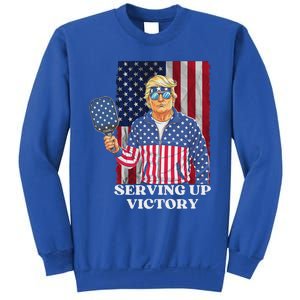 Usa Pickleball Champ Patriotic Trump Sweatshirt