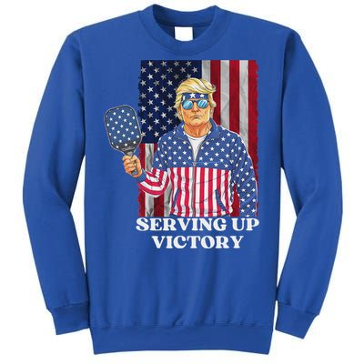 Usa Pickleball Champ Patriotic Trump Sweatshirt