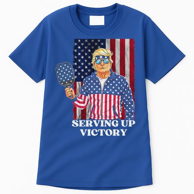 Usa Pickleball Champ Patriotic Trump Tall T-Shirt