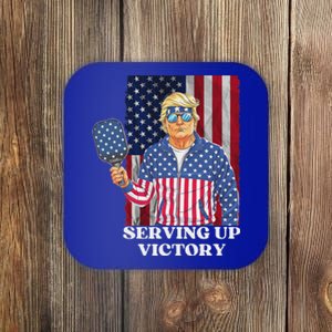 Usa Pickleball Champ Patriotic Trump Coaster