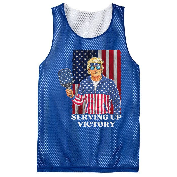 Usa Pickleball Champ Patriotic Trump Mesh Reversible Basketball Jersey Tank