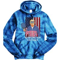 Usa Pickleball Champ Patriotic Trump Tie Dye Hoodie