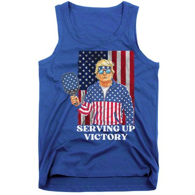 Usa Pickleball Champ Patriotic Trump Tank Top