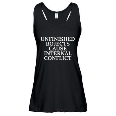 Unfinished Project Cause Internal Conflict Ladies Essential Flowy Tank