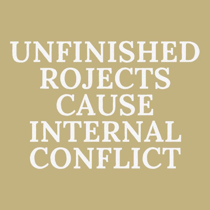Unfinished Project Cause Internal Conflict Button